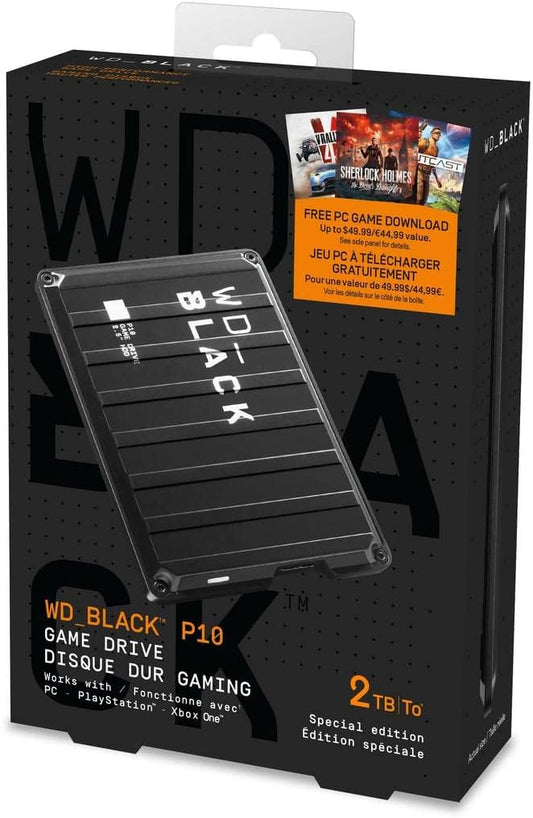 WD BLACK 2TB P10 Game Drive