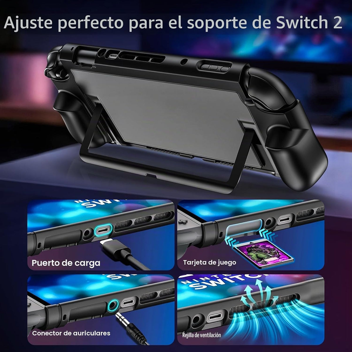 Funda Protectora Acoplable para Nintendo Switch 2