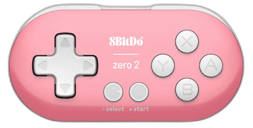 8Bitdo Zero 2 Bluetooth Gamepad Keychain Sized Mini Controller for Switch/Switch 2, Windows, Android