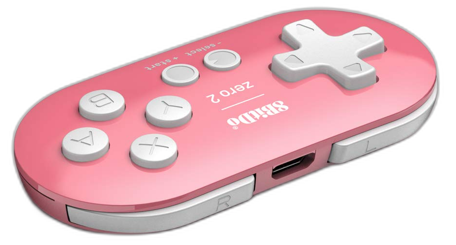 8Bitdo Zero 2 Bluetooth Gamepad Keychain Sized Mini Controller for Switch/Switch 2, Windows, Android