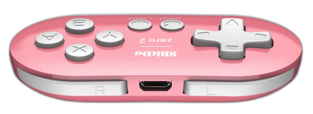 8Bitdo Zero 2 Bluetooth Gamepad Keychain Sized Mini Controller for Switch/Switch 2, Windows, Android