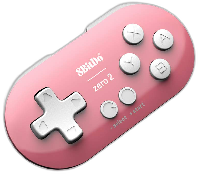 8Bitdo Zero 2 Bluetooth Gamepad Keychain Sized Mini Controller for Switch/Switch 2, Windows, Android