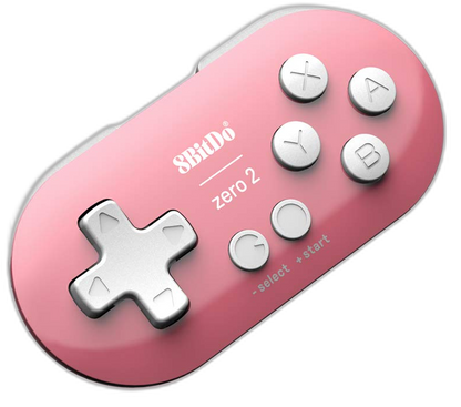 8Bitdo Zero 2 Bluetooth Gamepad Keychain Sized Mini Controller for Switch/Switch 2, Windows, Android