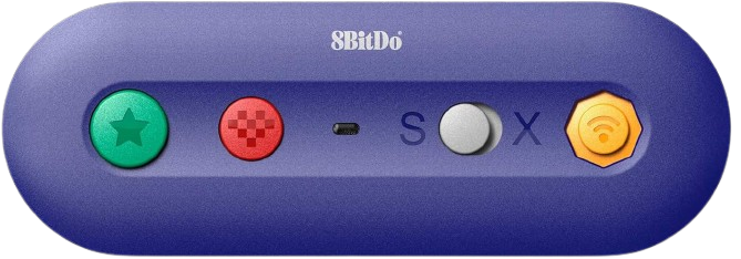 8Bitdo Gbros. Adaptador inalámbrico para Switch/Swtich 2