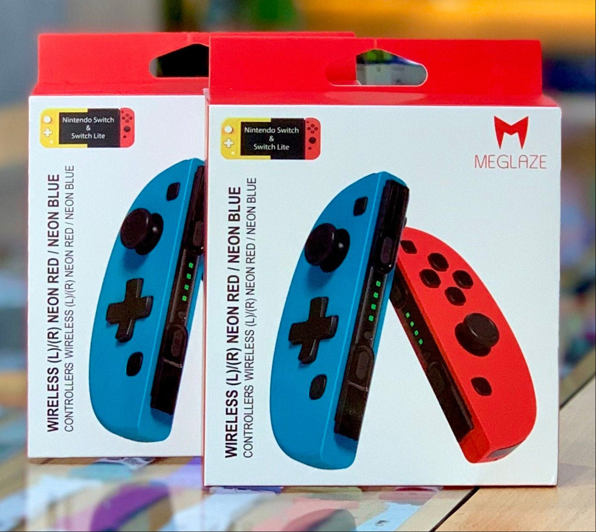 Meglaze Joy-Con Rojo y Azul