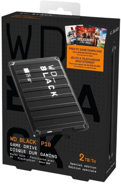 WD BLACK 2TB P10 Game Drive